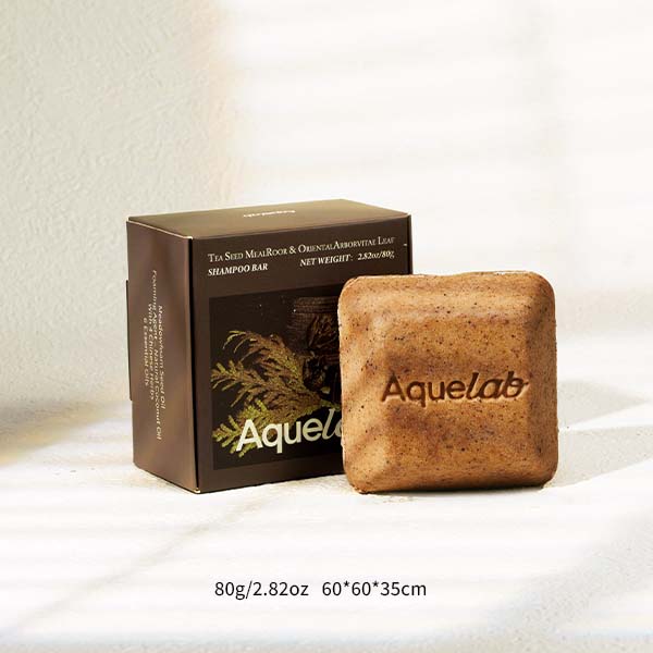 Aquelab Tea Seed Meal & Oriental Arborvitae Leaf Shampoo Bar