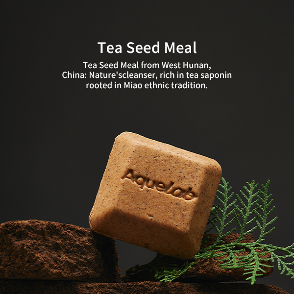 Aquelab Tea Seed Meal & Oriental Arborvitae Leaf Shampoo Bar