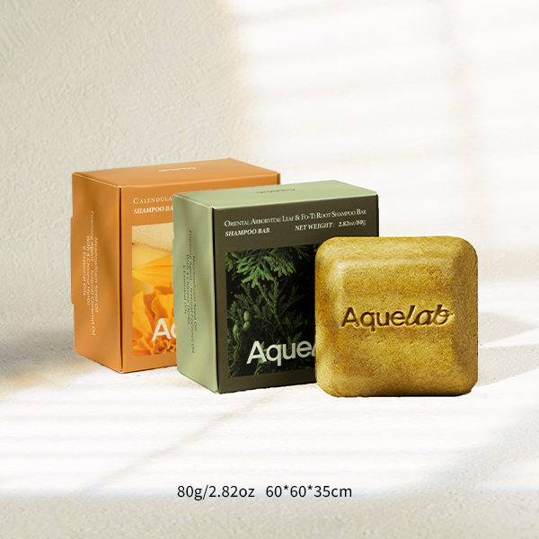 Aquelab Herbal Shampoo Bar Naturally Handcrafted Soap, Free from Chemical Additives